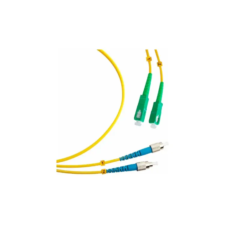 Дуплексный оптический патч-корд TopLan DPC-TOP-657A1-FC/U-SC/A-5.0