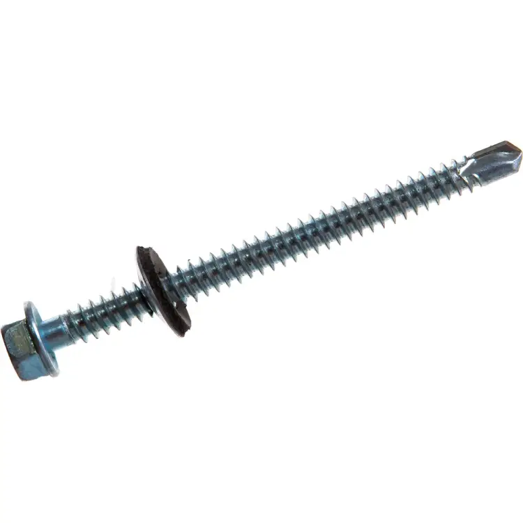 Кровельный оцинкованный саморез Саморезик 6,3х80 (50 шт.) SKZ-6,3х80-50