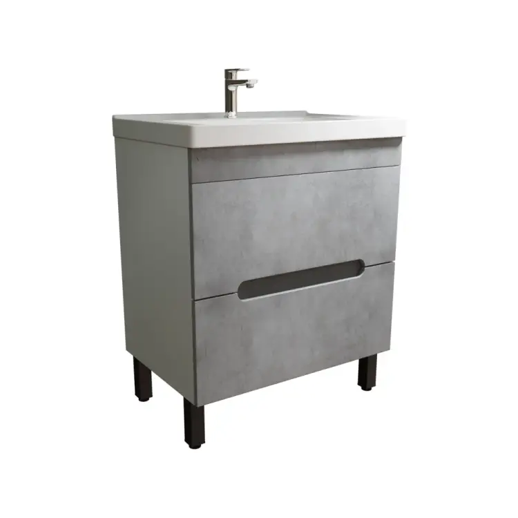 Тумба для ванной под умывальник Грэйс-70 MIXLINE Честер-70 NEW Бетон 551732 Тумба для ванной под умывальник Грэйс-70 MIXLINE Честер-70 NEW Бетон 551732