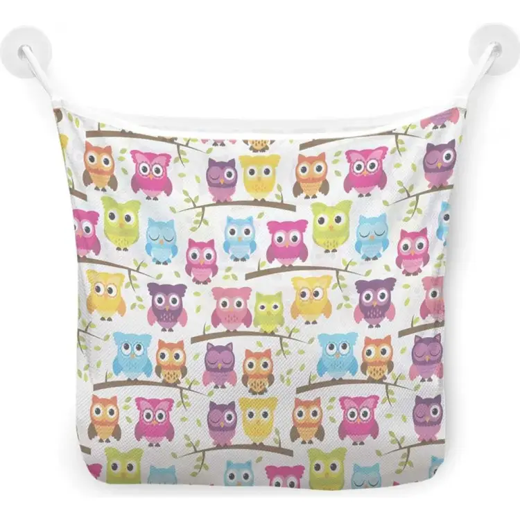 Настенная сетка-органайзер для ванной для игрушек JOYARTY Совиное представление tgb_10816