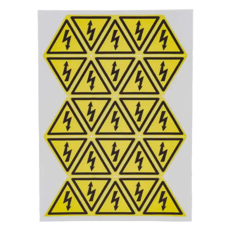 Наклейка REXANT знак электробезопасности Опасность поражения электротоком 56-0006-1