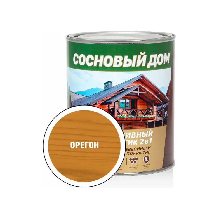 Декоративно-защитный состав для древесины ЗАО Декарт Сосновый дом 29519