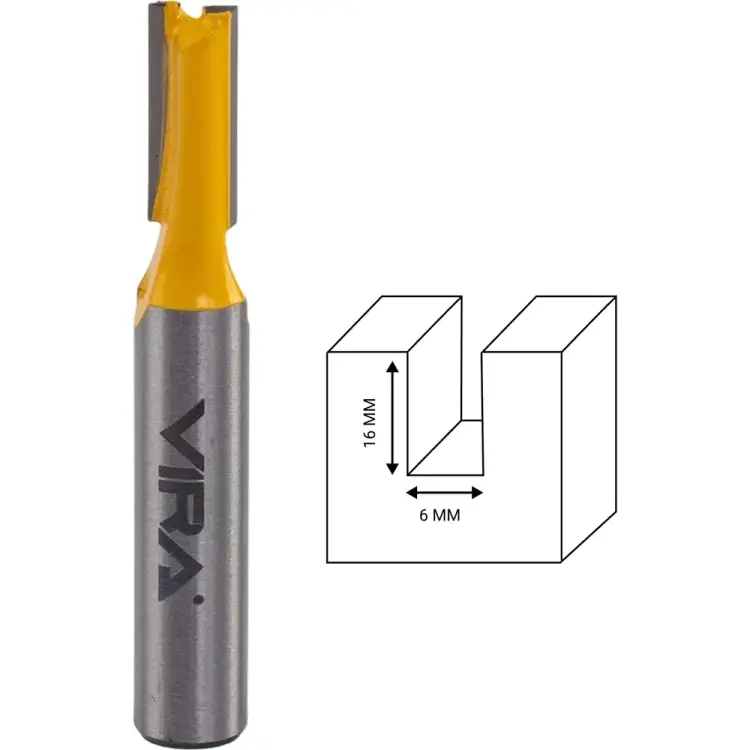 Пазовая прямая фреза VIRA 553308