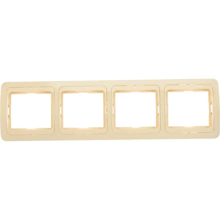 Горизонтальная четырехместная рамка UNIVersal Валери 1039