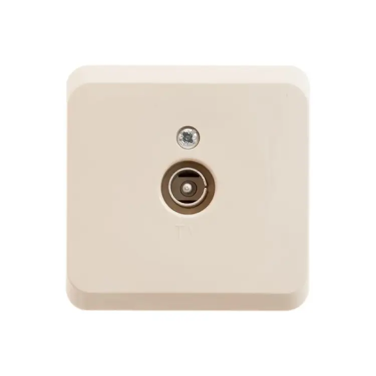 Телевизионная одноместная розетка Systeme Electric Этюд TVA-002K