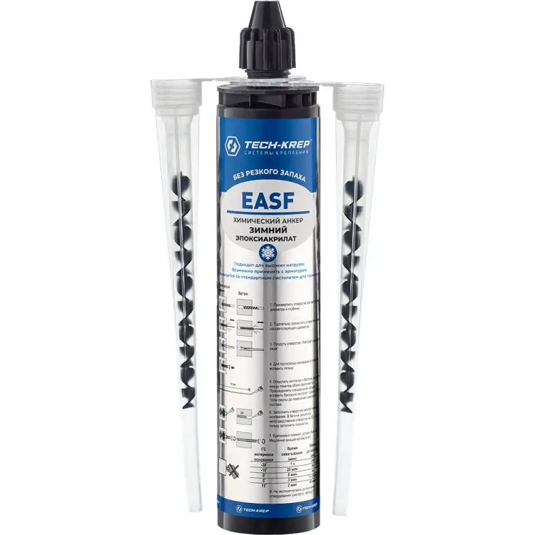 Химический анкер Tech-Krep EASF EPOXY WINTER 300 мл 155928 Химический анкер Tech-Krep EASF EPOXY WINTER 300 мл 155928