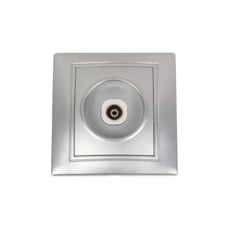 Одноместная телевизионная розетка Smartbuy Венера SBE-01s-S1-TV