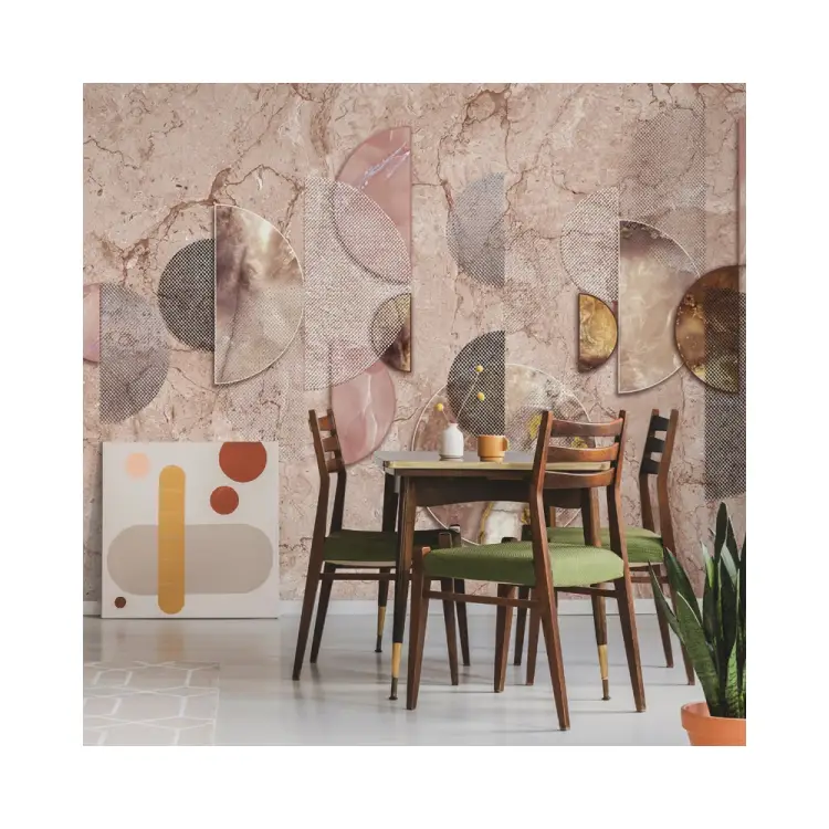 Фотообои ООО Ортограф Marble and geometry pink OF_33978