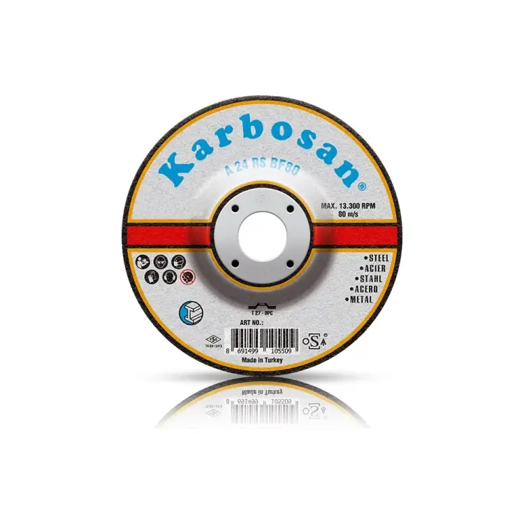 Шлифовальный диск по металлу Karbosan KAR-910550 Шлифовальный диск по металлу Karbosan KAR-910550