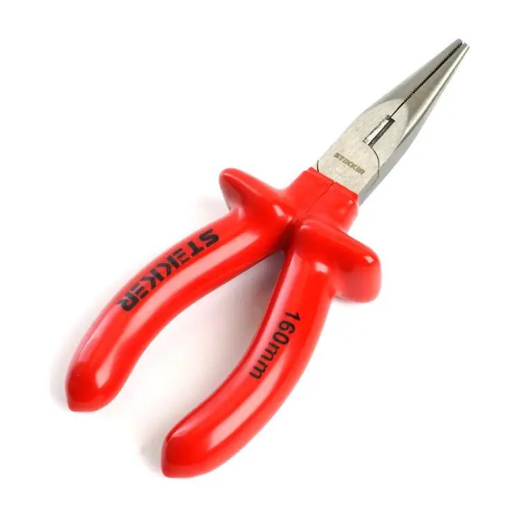 Диэлектрические длинногубцы STEKKER 39777 Диэлектрические длинногубцы STEKKER 39777
