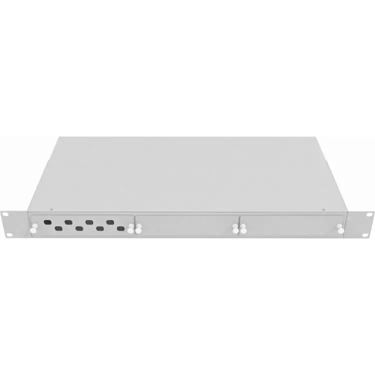 Стоечный оптический кросс TopLan КРС-Top-1U-08FC/ST-GY