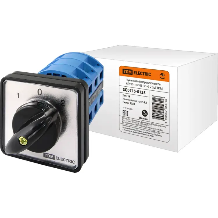 Переключатель TDM ELECTRIC КПУ11-16/3031 SQ0715-0135