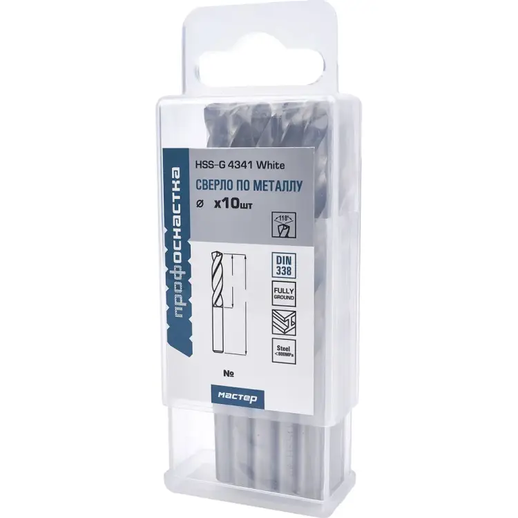 Сверло по металлу Профоснастка Мастер 30101049
