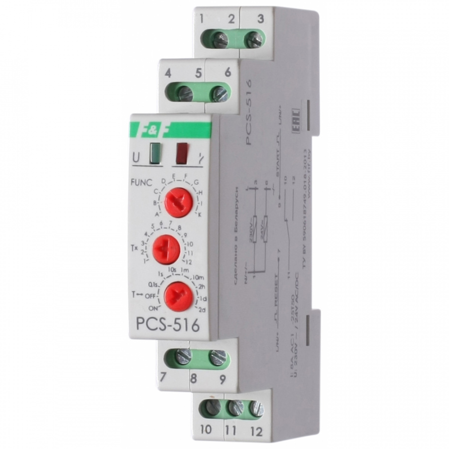 Реле времени Евроавтоматика F&F PCS-516
