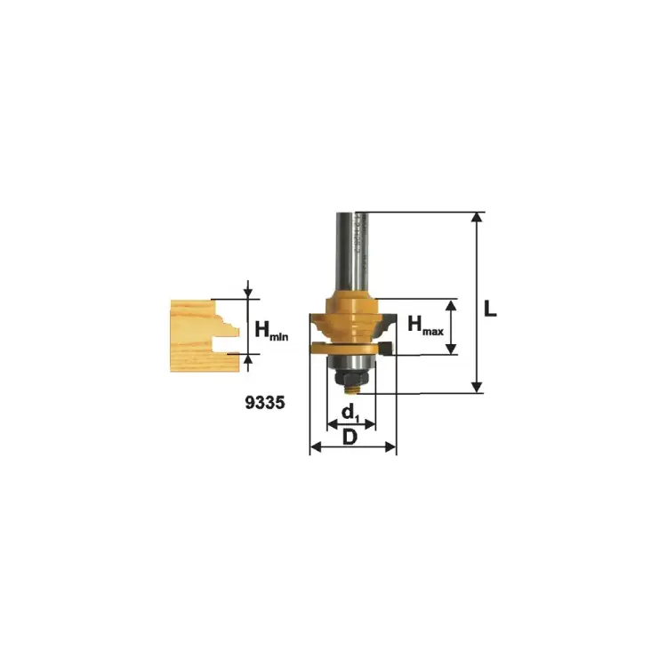 Комбинированная рамочная фреза Энкор 9335