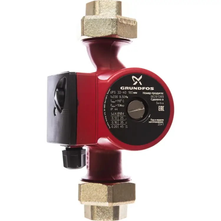 Циркуляционный насос Grundfos UPS 32-40 96138074 Циркуляционный насос Grundfos UPS 32-40 96138074