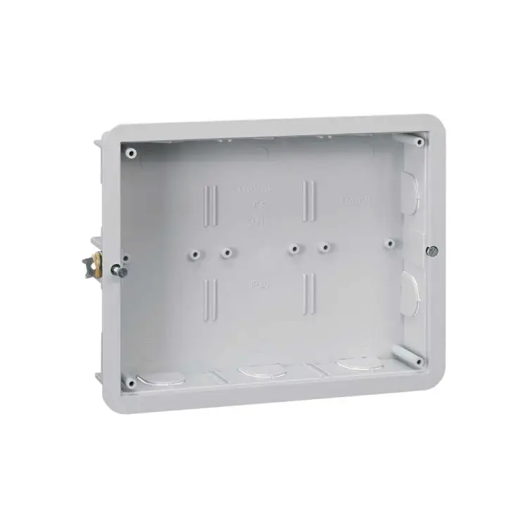 Монтажная коробка Simon на 3 S-модуля скрытый монтаж, глубина 33мм SM350