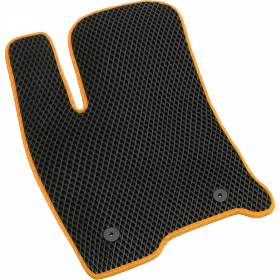Водительский коврик для Citroen С4 Grand Picasso 2015 - 2022 Vicecar 1EV9018-оранжевый