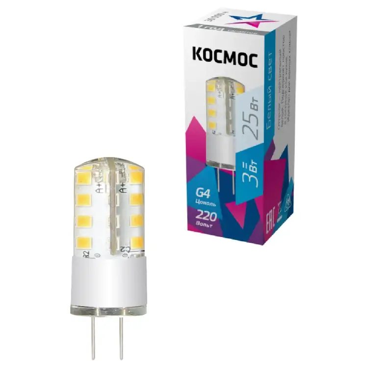 Светодиодная лампа КОСМОС LksmLED3wJCG4220v45 482439