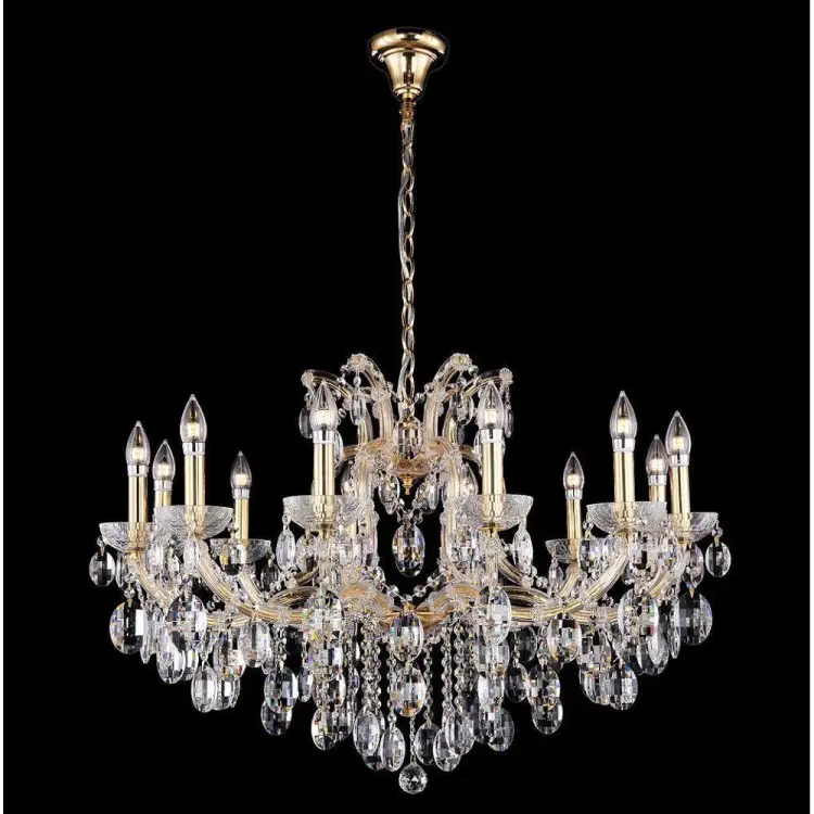 Подвесная люстра Crystal lux Hollywood SP12 Gold