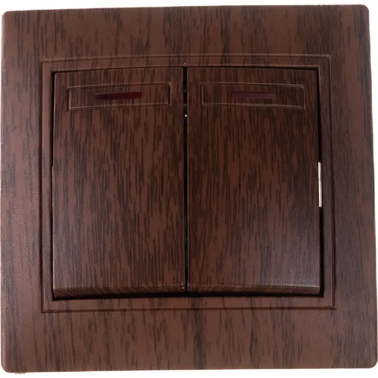 Двухклавишный выключатель Intro Plano 1-105-10 Б0053784