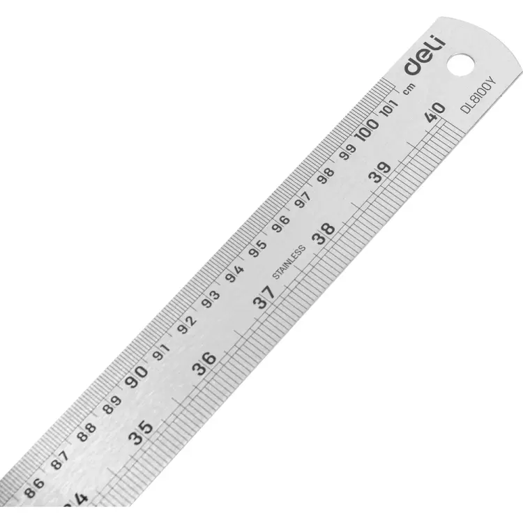 Стальная линейка DELI dl8100y 104500 Стальная линейка DELI dl8100y 104500