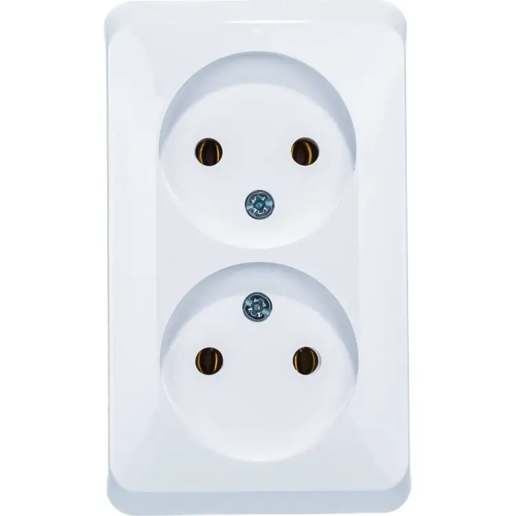 Двухместная розетка Systeme Electric Этюд PA16-005B