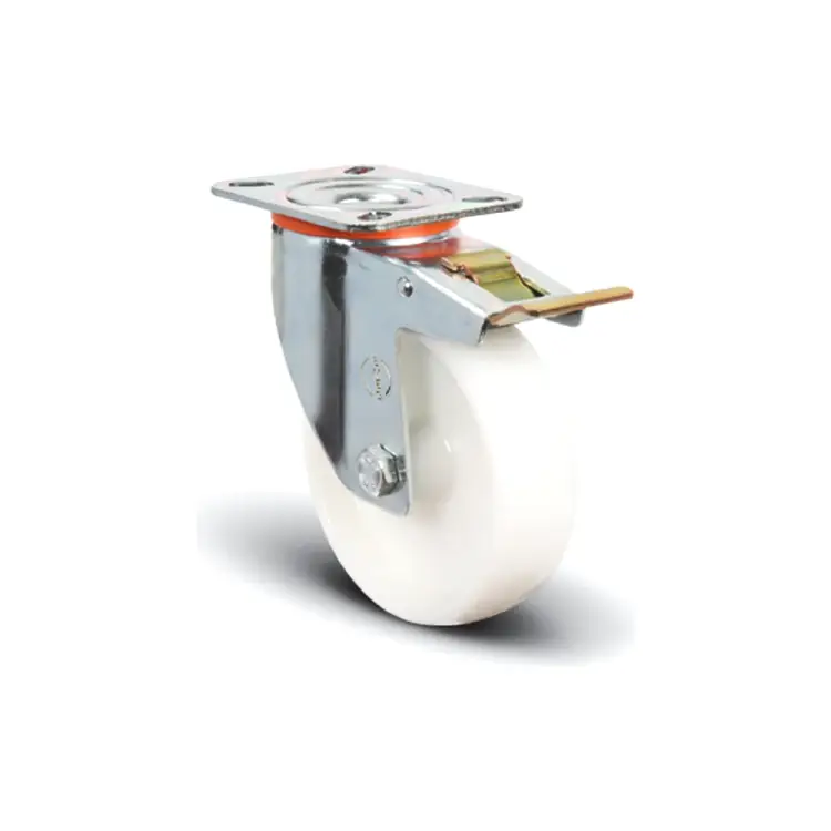 Нейлоновое поворотное колесо MFK-TORG EM01-ZKZ-125-F