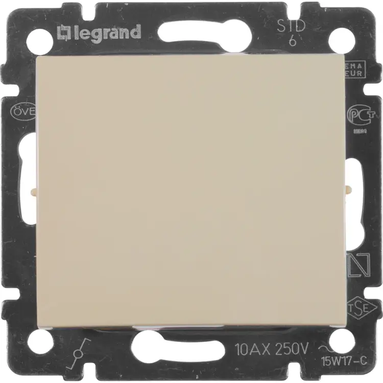 Проходной одноклавишный механизм переключателя Legrand Valena 774306