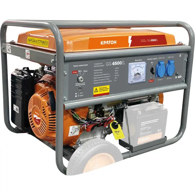 Бензиновый генератор Кратон GG-6500EL 3 08 01 053