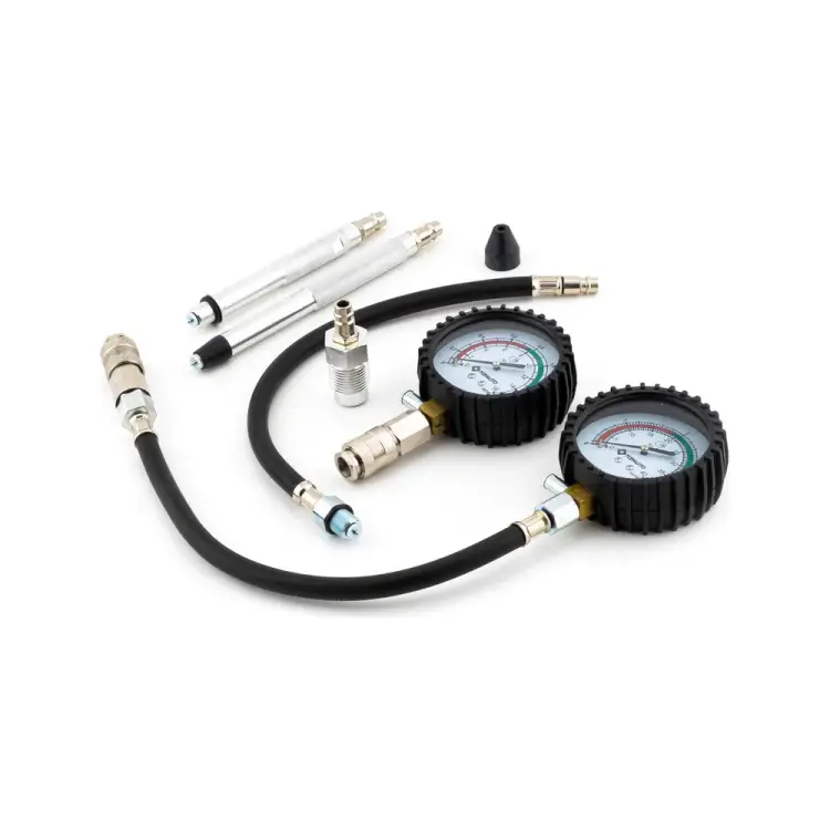 Набор для измерения компрессии TopAuto ПРО Бензин + Дизель ПЛЮС 11595