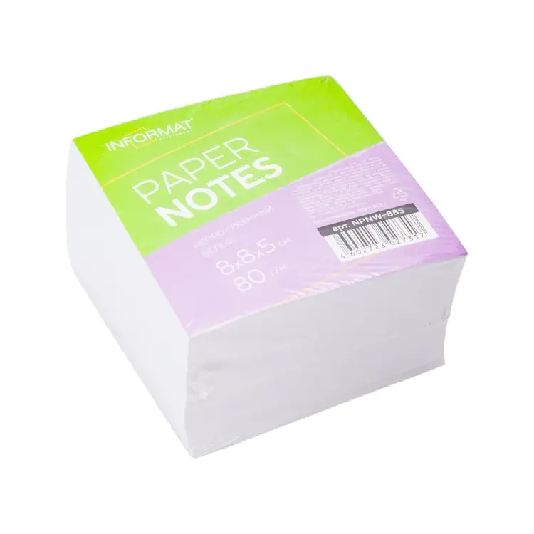 Непроклеенный блок для записи INFORMAT NPNW-885