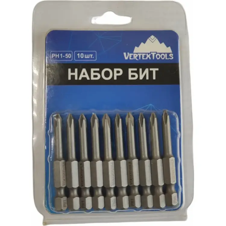 Набор бит vertextools БТ-PH1-50