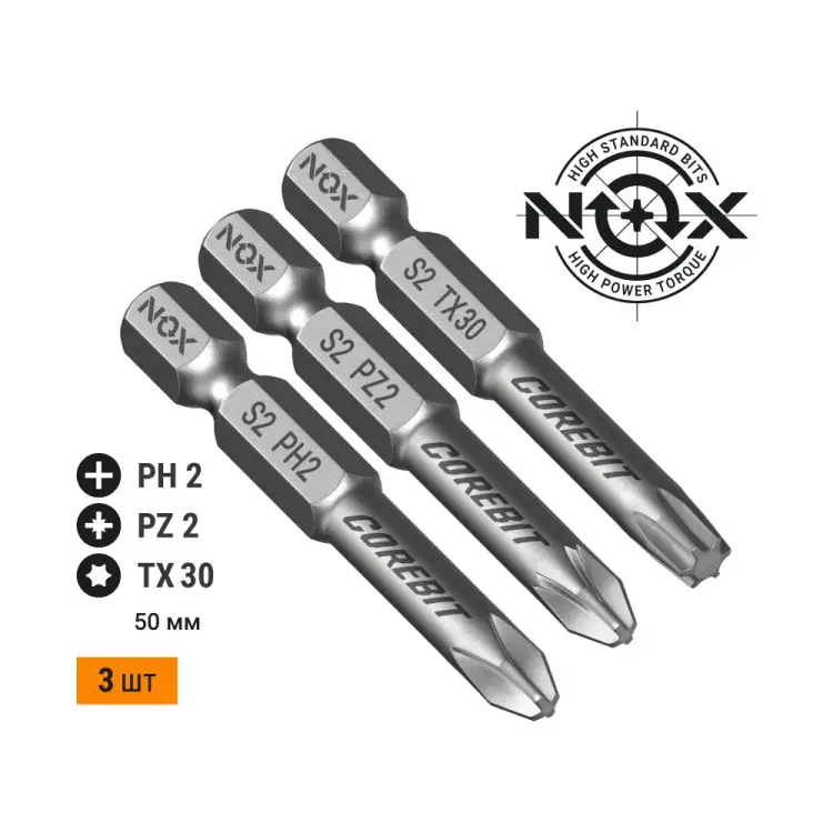 Набор бит NOX 336008 Набор бит NOX 336008