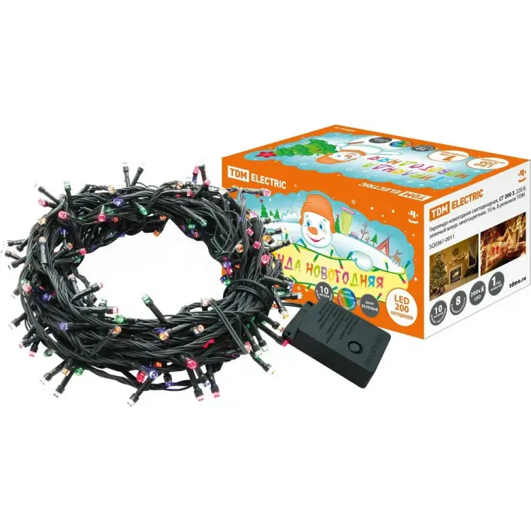 Светодиодная новогодняя гирлянда TDM ELECTRIC SQ0361-0011