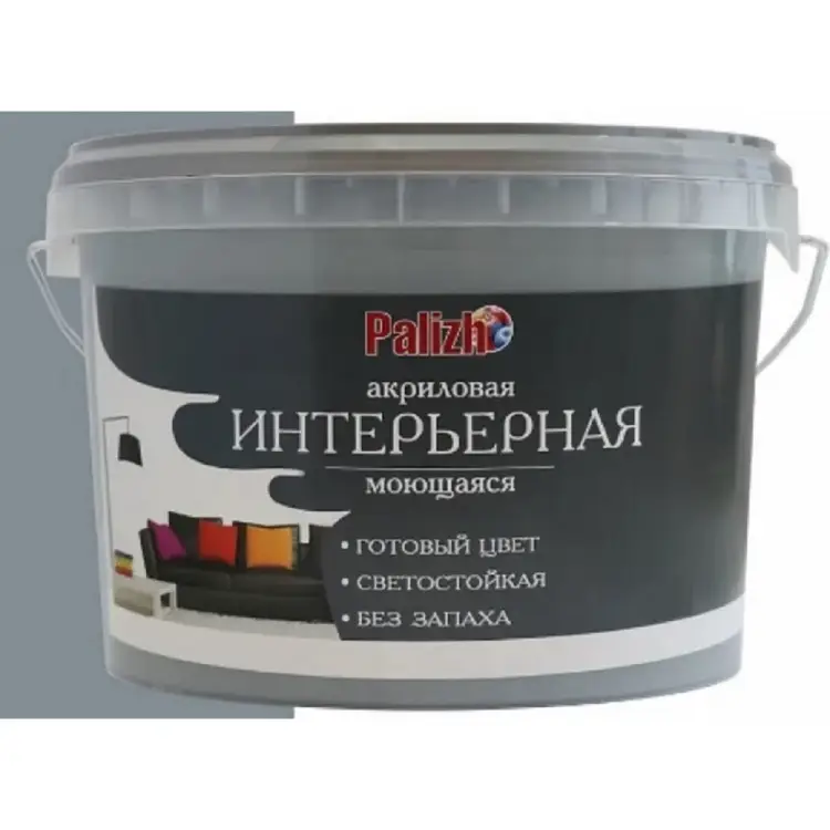 Интерьерная моющаяся акриловая краска Palizh №318 11606914 Интерьерная моющаяся акриловая краска Palizh №318 11606914