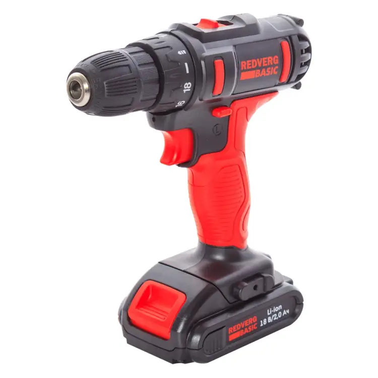 Аккумуляторный шуруповерт REDVERG Basic SD18LE/1-2 6680821 Аккумуляторный шуруповерт REDVERG Basic SD18LE/1-2 6680821
