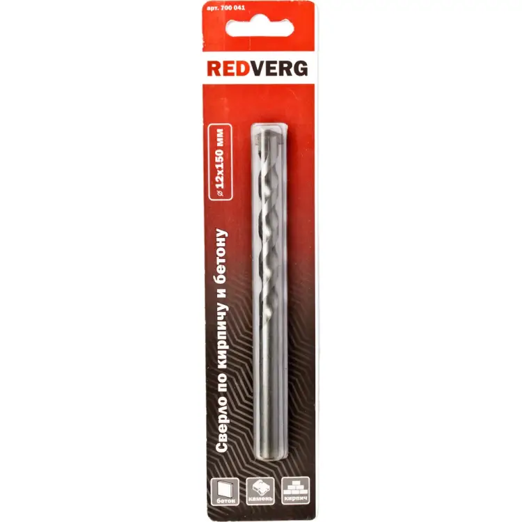 Сверло по бетону REDVERG 700041	6621196