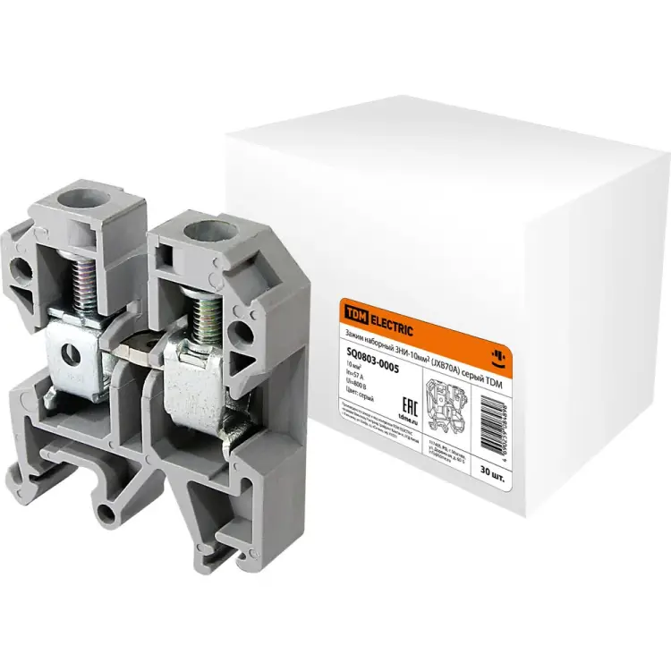 Наборный зажим TDM ELECTRIC ЗНИ-10мм2 SQ0803-0005
