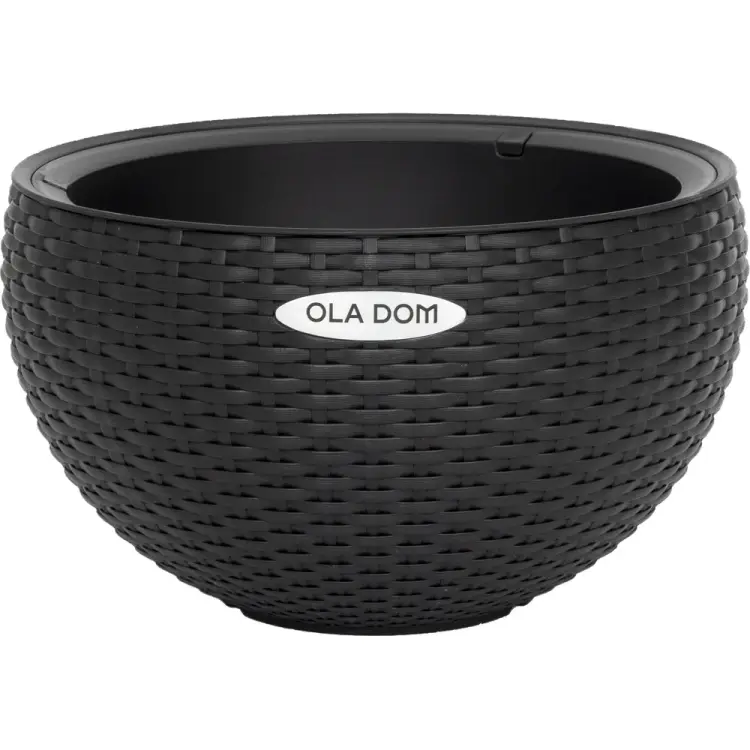 Круглое кашпо Ola Dom ELLASTIK RATTAN 258180