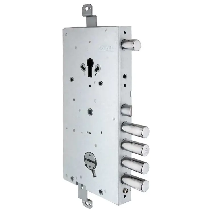 Левый двухсистемный замок врезной Mottura 54.J916M-S My Key 41025