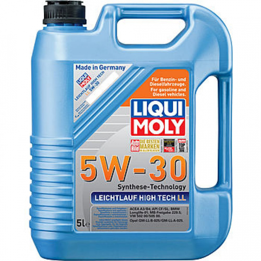 HC-синтетическое моторное масло LIQUI MOLY Leichtlauf High Tech LL 5W-30
