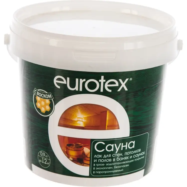 Защитно-декоративное покрытие для древесины Eurotex Eurotex 13234