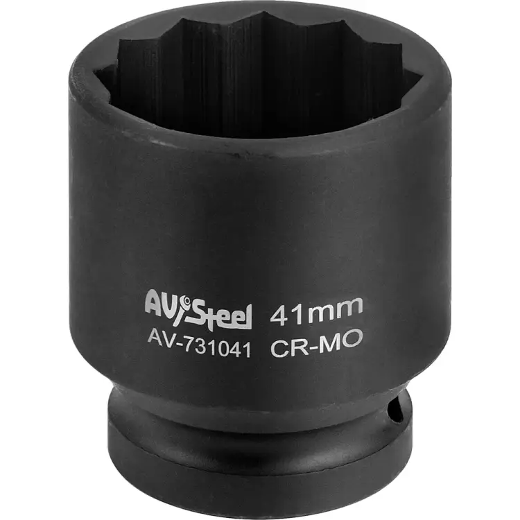 Ударная двенадцатигранная головка AV Steel AV-731041