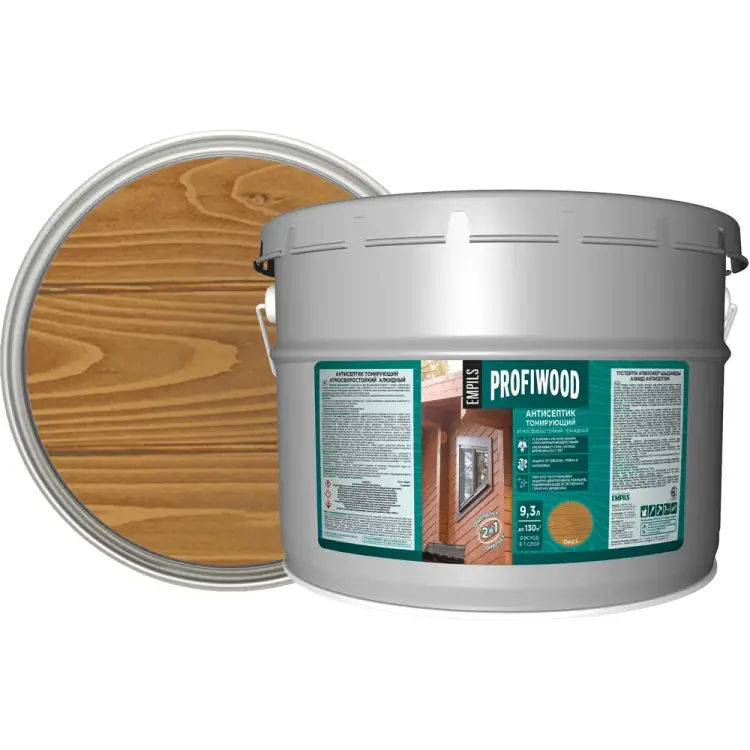 Тонирующий атмосферостойкий алкидный антисептик Profiwood 3902