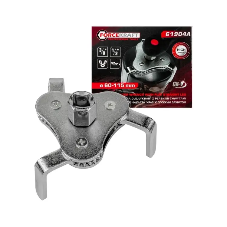 Съемник масляного фильтра Forcekraft 27965 FK-61904A FK-61904A(27965) Съемник масляного фильтра Forcekraft 27965 FK-61904A FK-61904A(27965)