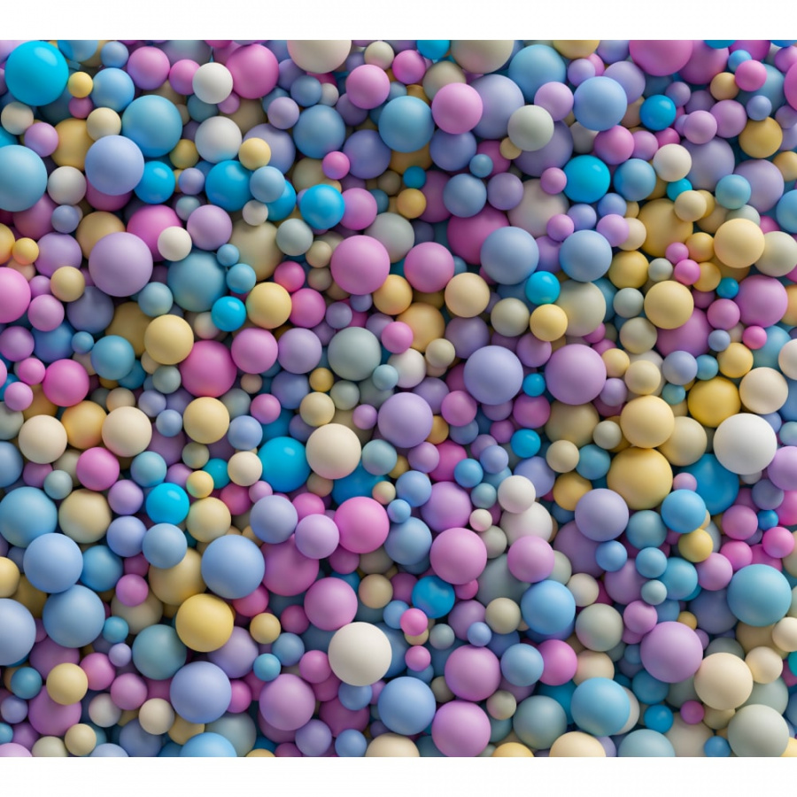Фотообои Dekor Vinil Разноцветные 3D шары