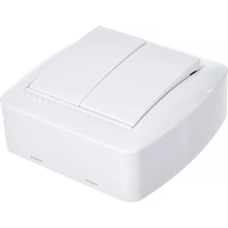 Двойной выключатель Lezard DEMET 711-0200-101