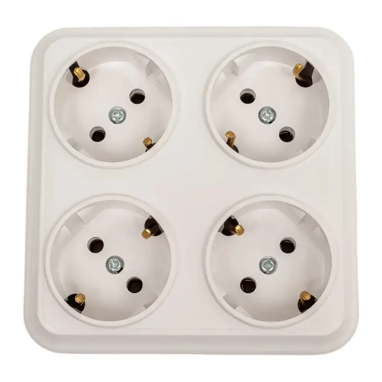 Четырехместная розетка BYLECTRICA ВАРИАНТ РА16-0192
