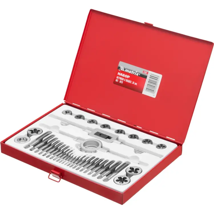 Набор метчиков и плашек MATRIX MASTER 77339